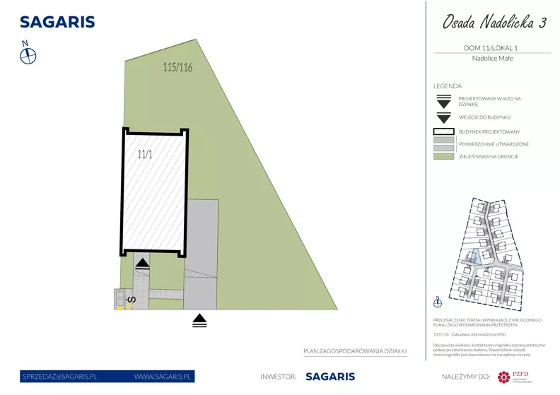 Dom 123,49 m², oferta nr 11_1, Osada Nadolicka 3, Nadolice Małe, ul. Wrocławska