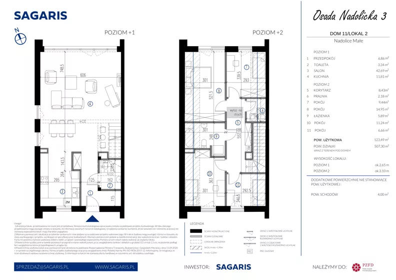 Dom 123,49 m², oferta nr 11_2, Osada Nadolicka 3, Nadolice Małe, ul. Wrocławska