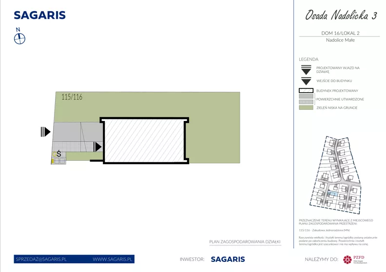 Dom 123,49 m², oferta nr 16_2, Osada Nadolicka 3, Nadolice Małe, ul. Wrocławska