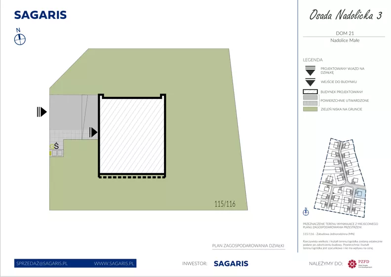 Dom 157,64 m², oferta nr 21_0, Osada Nadolicka 3, Nadolice Małe, ul. Wrocławska