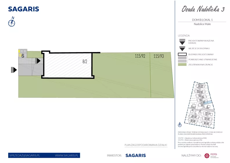 Dom 123,49 m², oferta nr 8_1, Osada Nadolicka 3, Nadolice Małe, ul. Wrocławska