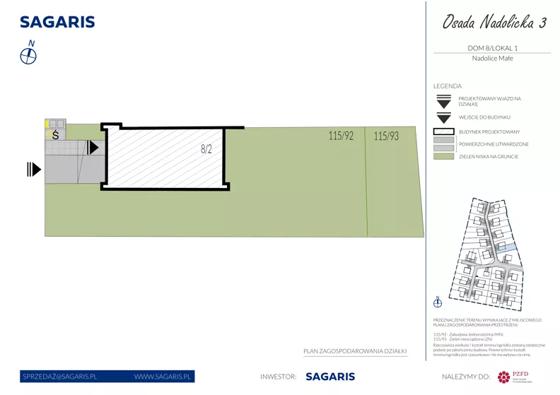 Dom 123,49 m², oferta nr 8_1, Osada Nadolicka 3, Nadolice Małe, ul. Wrocławska