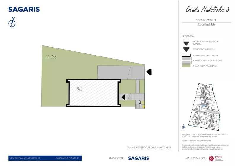 Dom 123,49 m², oferta nr 9_1, Osada Nadolicka 3, Nadolice Małe, ul. Wrocławska