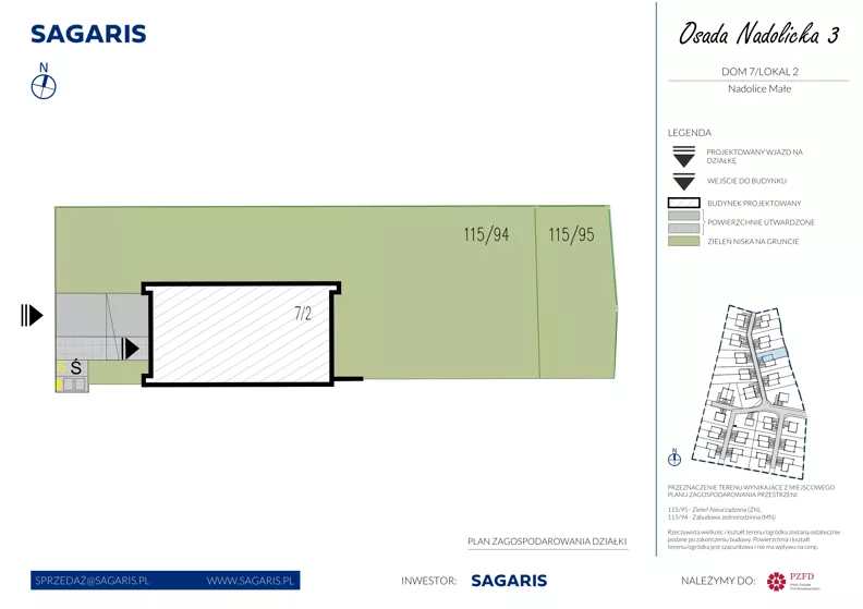 Dom 123,49 m², oferta nr 7_2, Osada Nadolicka 3, Nadolice Małe, ul. Wrocławska