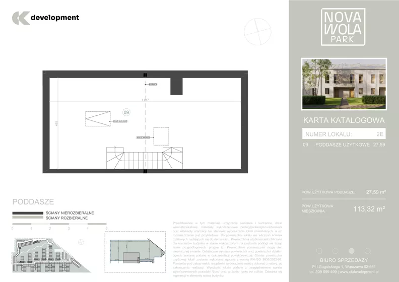 Dom 113,32 m², oferta nr 2E, Nova Wola Park II, Nowa Wola, ul. Przepiórki