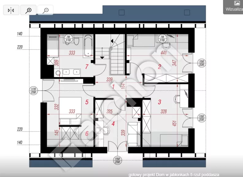 Dom 136,00 m², oferta nr , 837870, Rzezawa