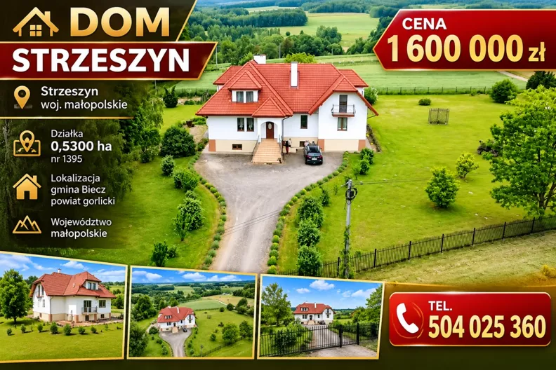 Dom 300,00 m², oferta nr , 837850, Biecz, Strzeszyn