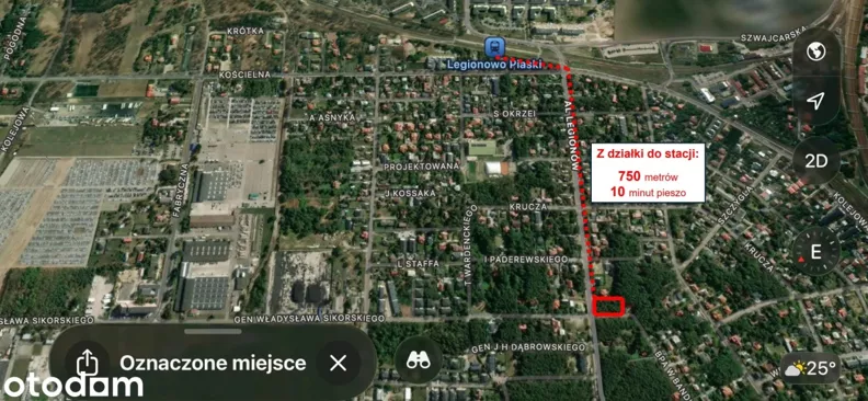 Działka 1 542,00 m², oferta nr , 837774, Legionowo, Aleja Legionów