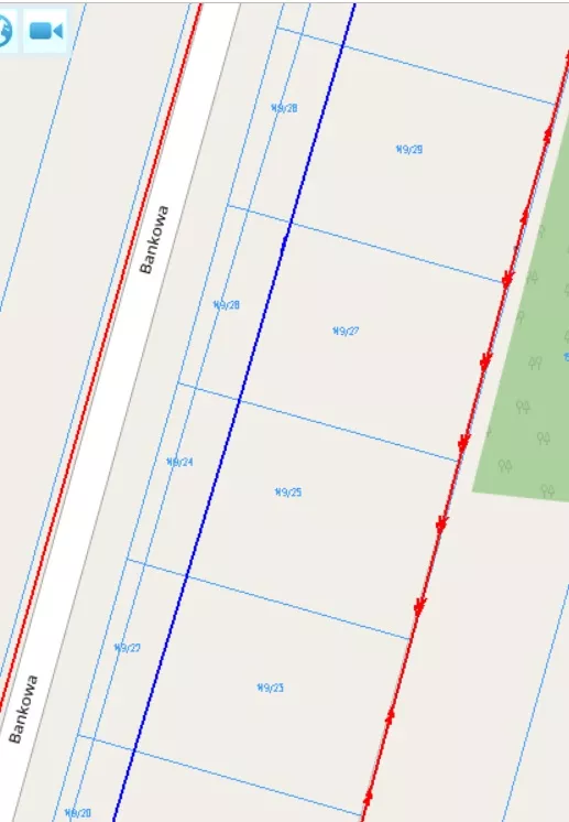 Działka 1 000,00 m², oferta nr , 837959, Podmieście, Bankowa