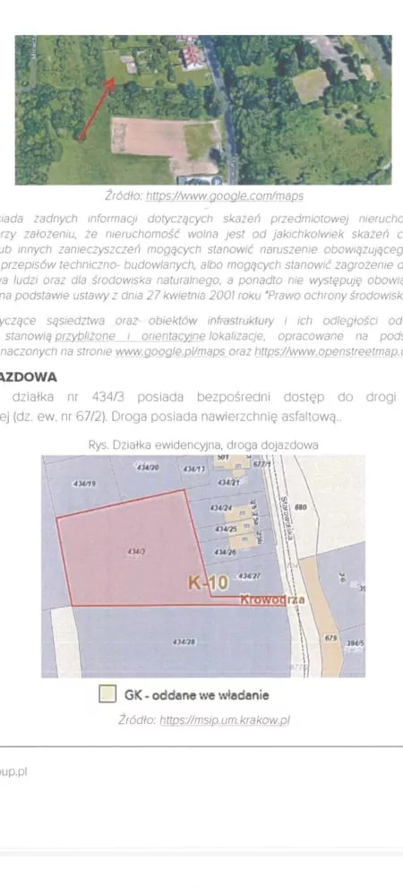 Działka 2 800,00 m², oferta nr , 836422, Kraków, Krowodrza, Starwolska