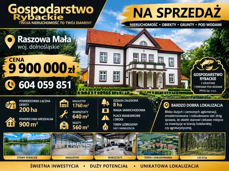 Lokal użytkowy 3 860,00 m², oferta nr , 837706, Lubin, Raszowa Mała