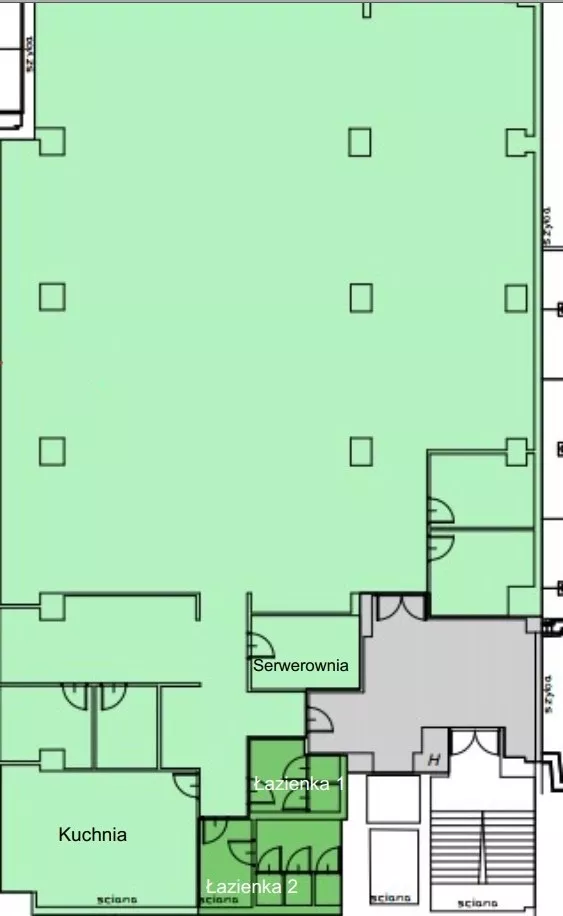 Lokal użytkowy 688,00 m², oferta nr , 837734, Kraków, Podgórze, Wadowicka