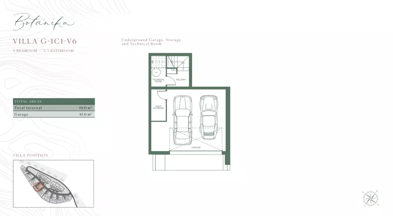 Dom 275,00 m², oferta nr G/1C1/V6, Golf Villas by Luštica Bay, Tivat, Radovici