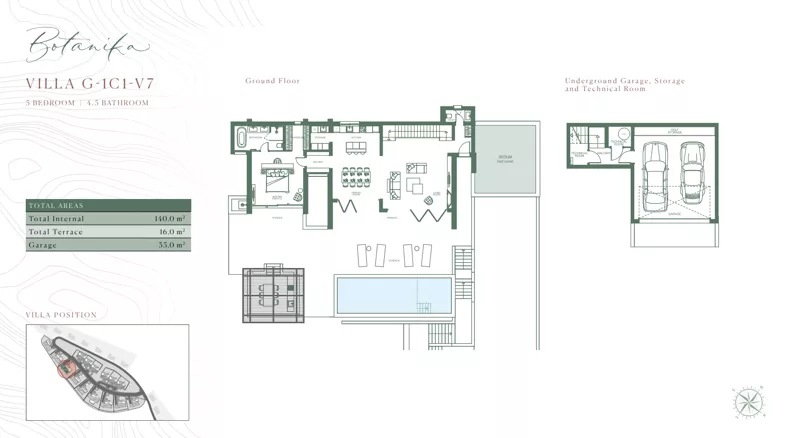 Dom 400,00 m², oferta nr G/1C1/V7, Golf Villas by Luštica Bay, Tivat, Radovici