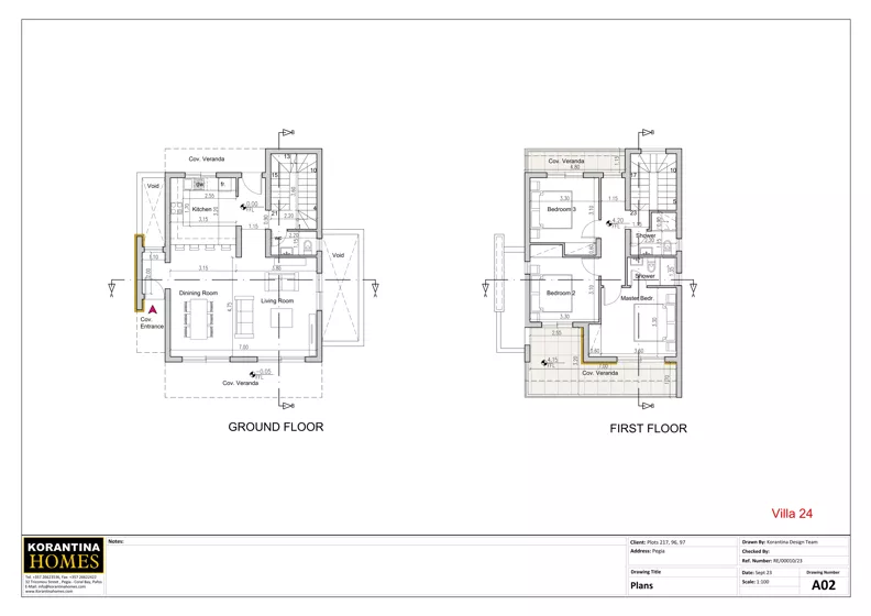 5 pokoi, apartament 233,00 m², parter, oferta nr 24C, Hill Residences, Peja