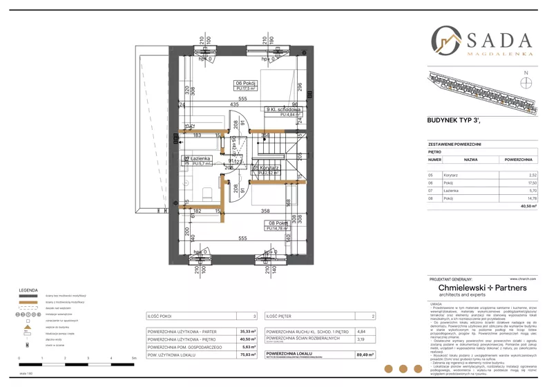 Dom 89,49 m², oferta nr 43, Osada Magdalenka 2 - etap II, Słomin, ul. Biedronki