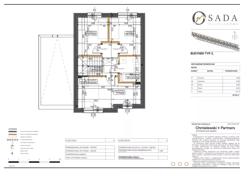 Dom 113,29 m², oferta nr 68, Osada Magdalenka 2 - etap II, Słomin, ul. Biedronki