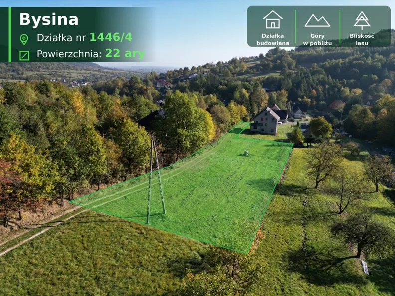 Działka 2 174,00 m², oferta nr , BESK-GS-15646, Myślenice