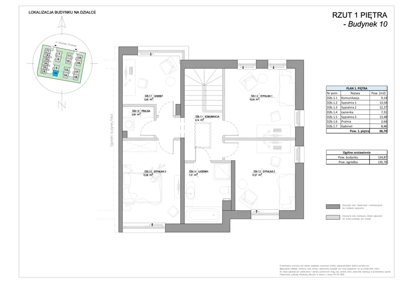 Dom 124,87 m², oferta nr 10, Riva Verde, Otwock, ul. Chrobrego