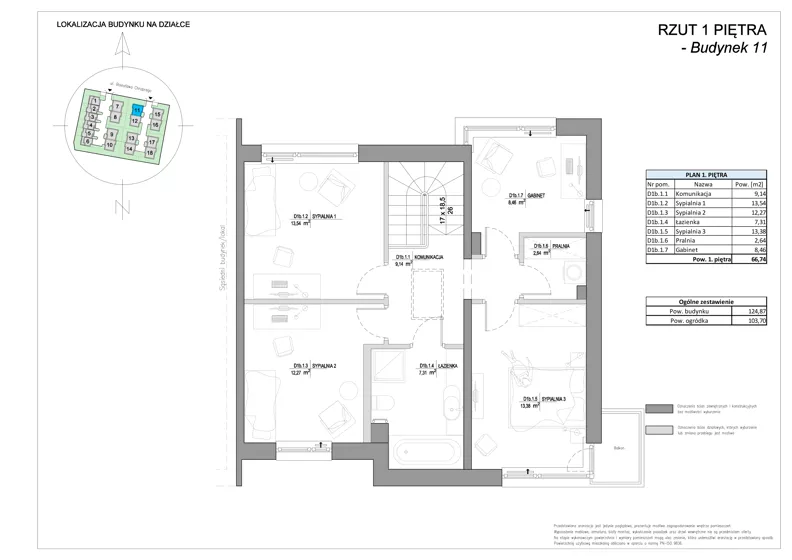 Dom 124,87 m², oferta nr 11, Riva Verde, Otwock, ul. Chrobrego