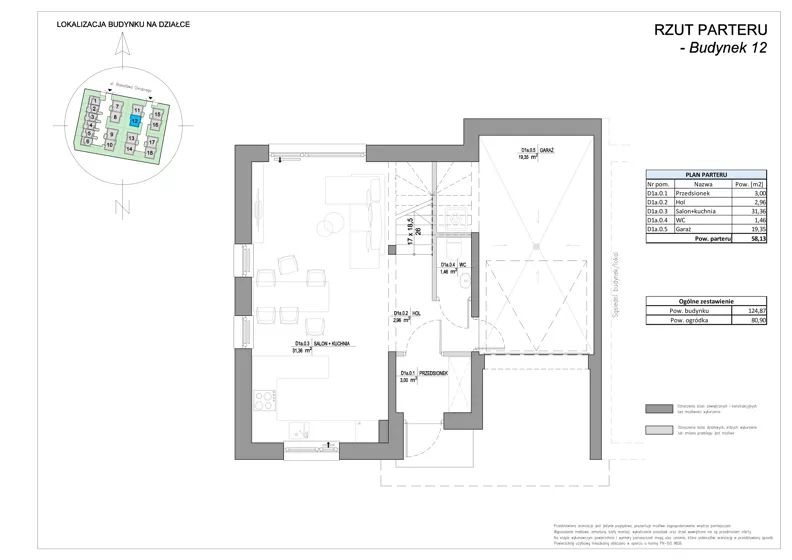 Dom 124,87 m², oferta nr 12, Riva Verde, Otwock, ul. Chrobrego