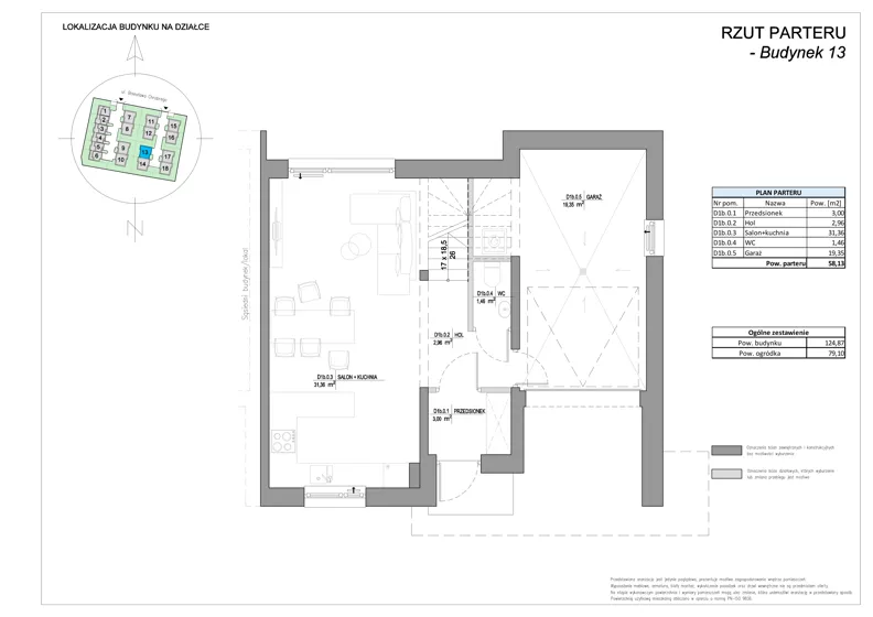 Dom 124,87 m², oferta nr 13, Riva Verde, Otwock, ul. Chrobrego
