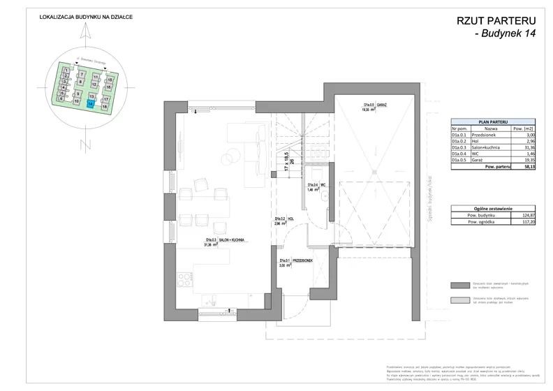 Dom 124,87 m², oferta nr 14, Riva Verde, Otwock, ul. Chrobrego