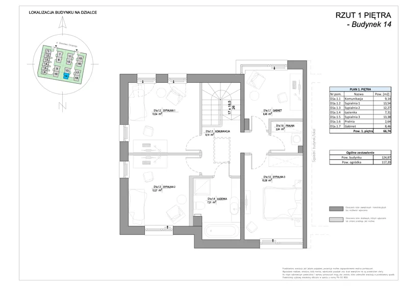 Dom 124,87 m², oferta nr 14, Riva Verde, Otwock, ul. Chrobrego