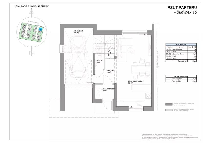 Dom 124,87 m², oferta nr 15, Riva Verde, Otwock, ul. Chrobrego