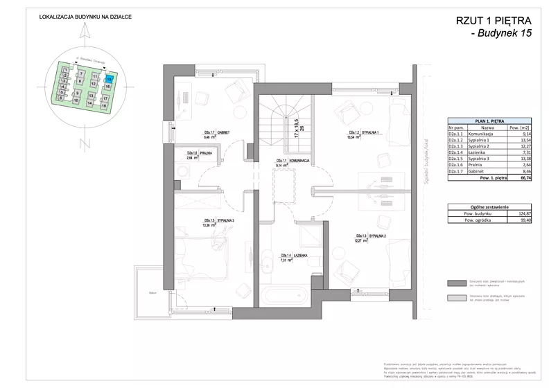 Dom 124,87 m², oferta nr 15, Riva Verde, Otwock, ul. Chrobrego