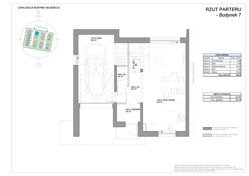 Dom 124,87 m², oferta nr 7, Riva Verde, Otwock, ul. Chrobrego