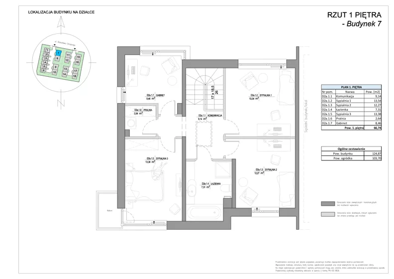 Dom 124,87 m², oferta nr 7, Riva Verde, Otwock, ul. Chrobrego