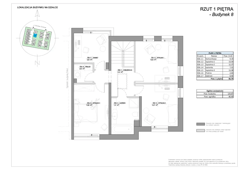 Dom 124,87 m², oferta nr 8, Riva Verde, Otwock, ul. Chrobrego