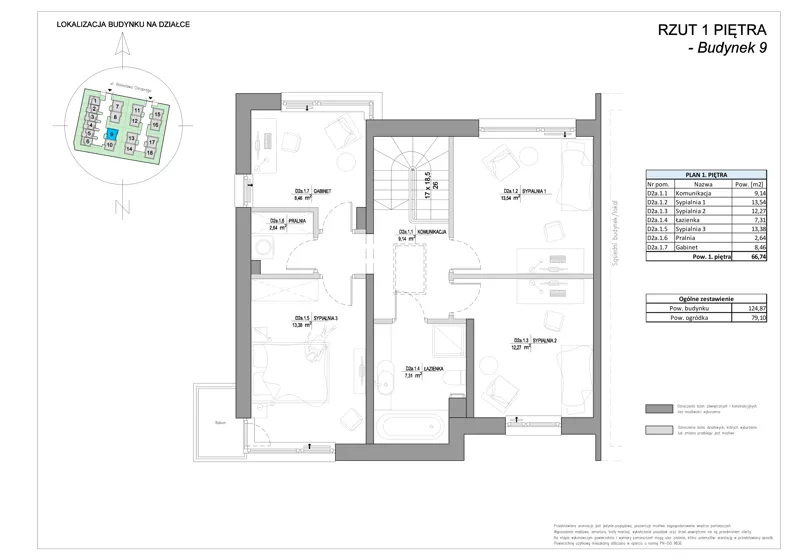 Dom 124,87 m², oferta nr 9, Riva Verde, Otwock, ul. Chrobrego