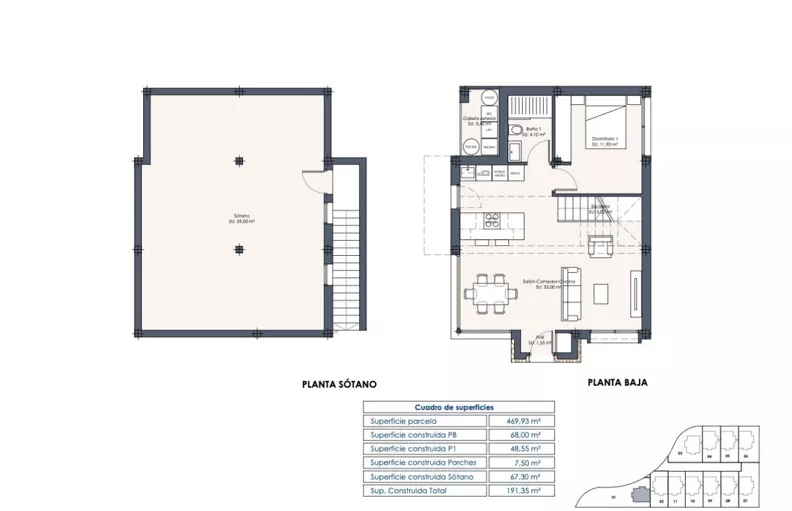 3 pokoje, mieszkanie 124,05 m², parter, oferta nr 2, Av. Argentina, Los Montesinos, c. Avenida de Argentina