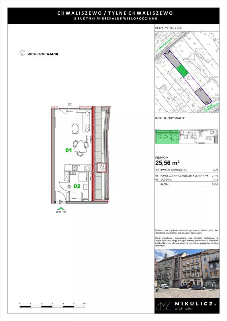 1 pokój, apartament 25,56 m², piętro 5, oferta nr A10, Fifna Kamienica, Poznań, Stare Miasto, Chwaliszewo, ul. Chwaliszewo
