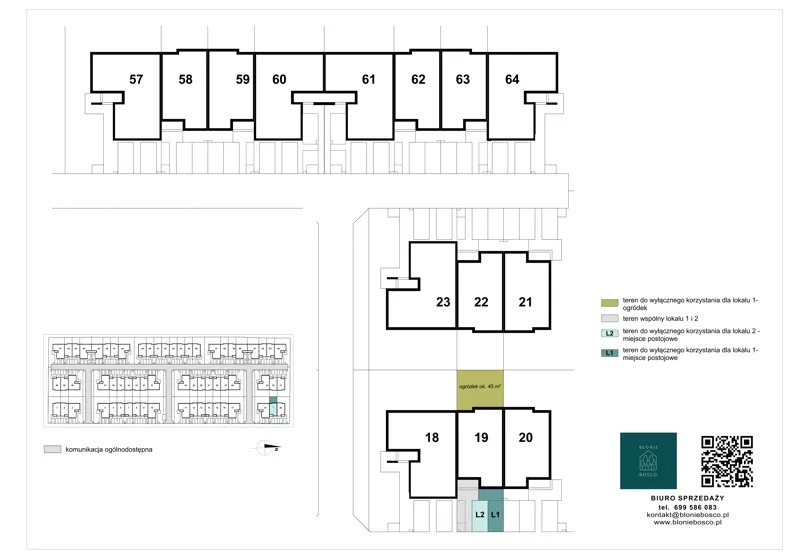 3 pokoje, mieszkanie 67,17 m², parter, oferta nr 19-1, Błonie Bosco, Błonie, ul. Graniczna