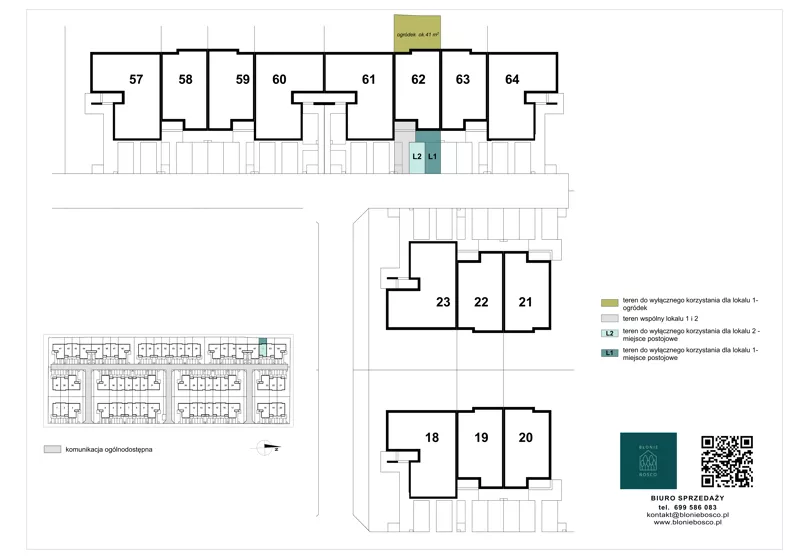 3 pokoje, mieszkanie 67,17 m², parter, oferta nr 62-1, Błonie Bosco, Błonie, ul. Graniczna