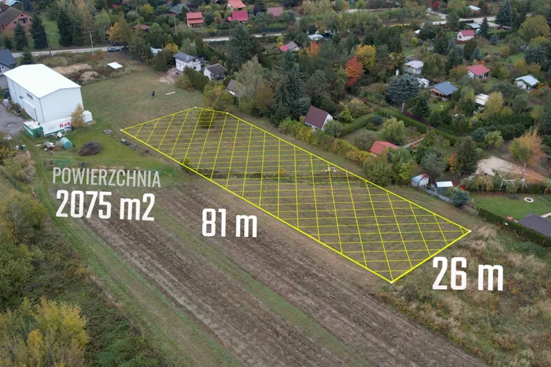 Działka 2 075,00 m², oferta nr , REMAX-44-GS-SMART, Grójec, Graniczna