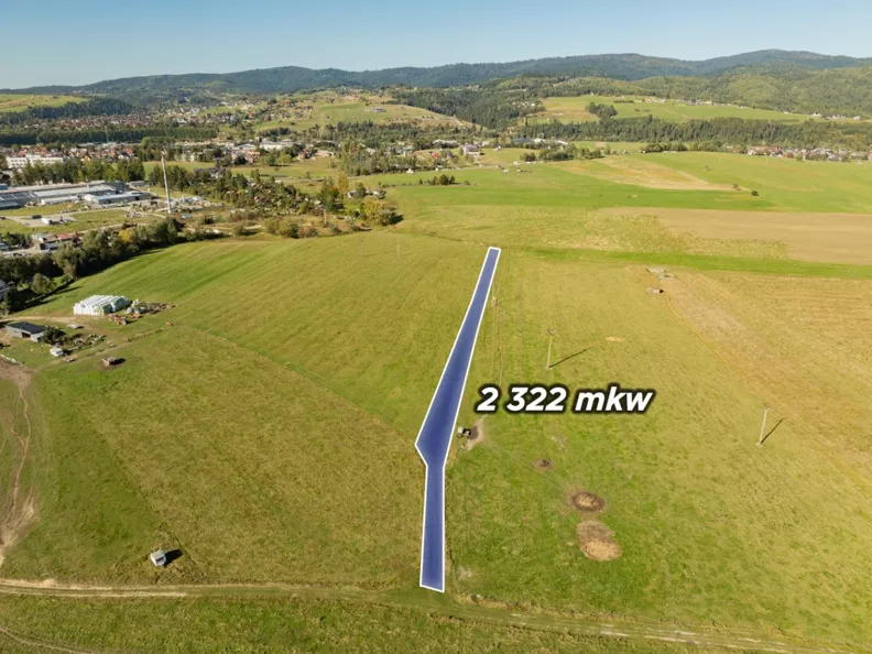 Działka 2 322,00 m², oferta nr , REMAX-231-GS-DUO001, Nowy Targ, Jana Pawła II