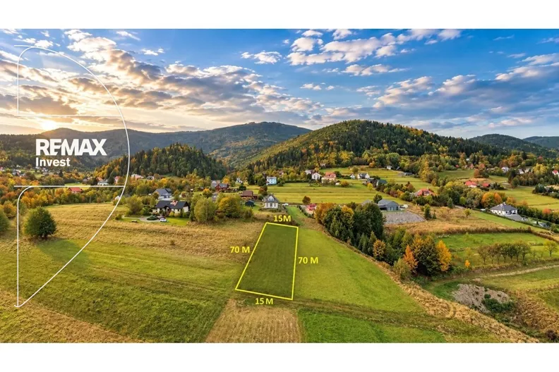 Działka 970,00 m², oferta nr , REMAX-513-GS-INVEST, Lipowa, Wichrowe Wzgórza