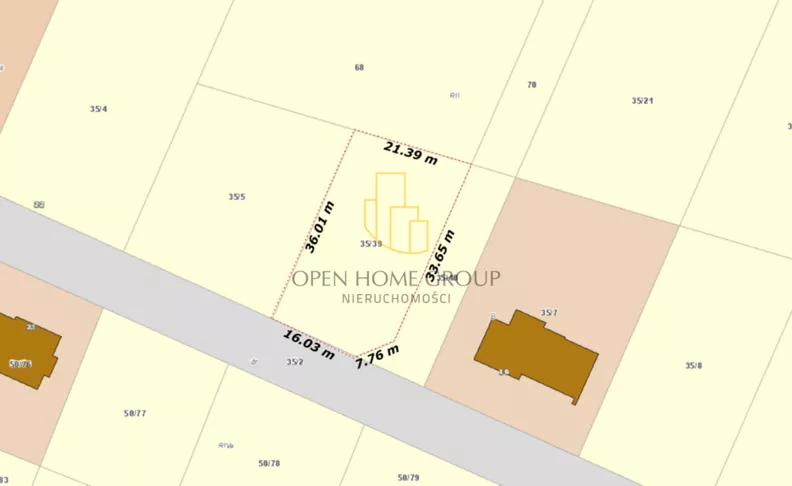 Działka 777,00 m², oferta nr , 2083/13327/OGS, Radomierzyce