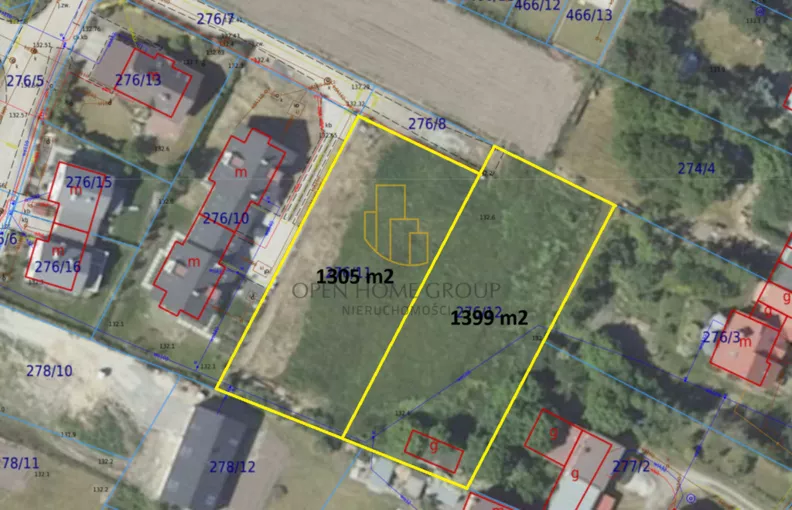 Działka 1 305,00 m², oferta nr , 2042/13327/OGS, Żerniki Wrocławskie
