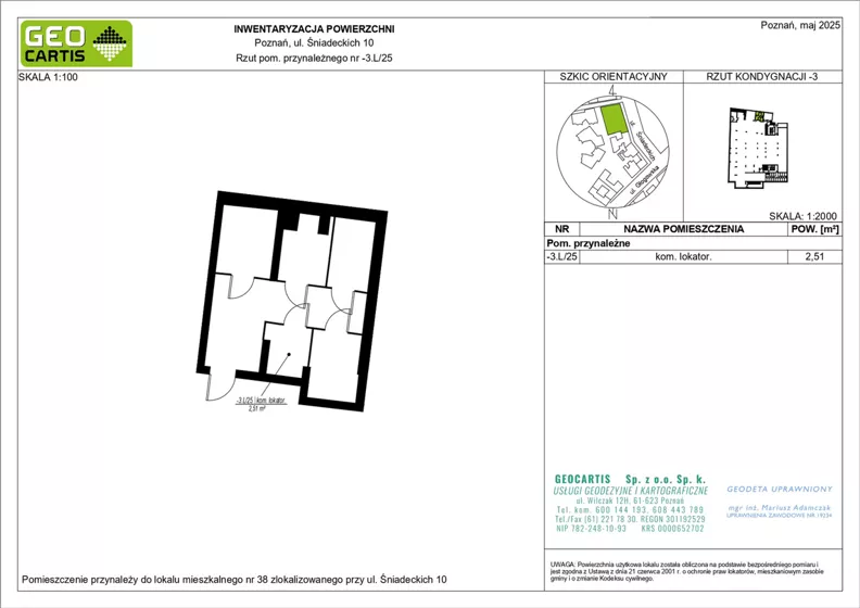 4 pokoje, apartament 120,58 m², piętro 4, oferta nr A.05.35, Perfumiarnia 2, Poznań, Św. Łazarz, Łazarz, ul. Śniadeckich 10