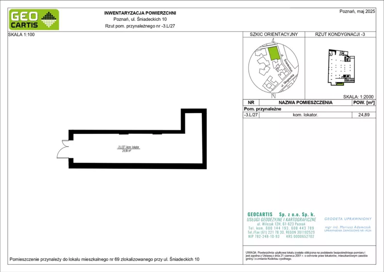 5 pokoi, apartament 156,45 m², piętro 3, oferta nr B.04.29, Perfumiarnia 2, Poznań, Św. Łazarz, Łazarz, ul. Śniadeckich 10