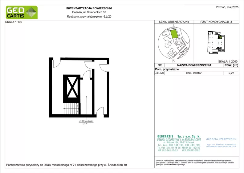 4 pokoje, apartament 103,97 m², piętro 4, oferta nr B.05.32, Perfumiarnia 2, Poznań, Św. Łazarz, Łazarz, ul. Śniadeckich 10