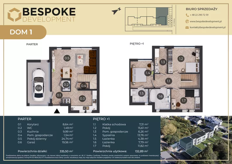 Dom 132,89 m², oferta nr 12J, Dębowy Zakątek, Warszawa, Wawer, Nadwiśle, ul. Mrągowska 12J