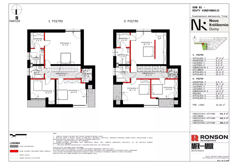 Dom 350,40 m², oferta nr B1, Nova Królikarnia, Warszawa, Mokotów, Stegny, ul. Japońskiej Wiśni