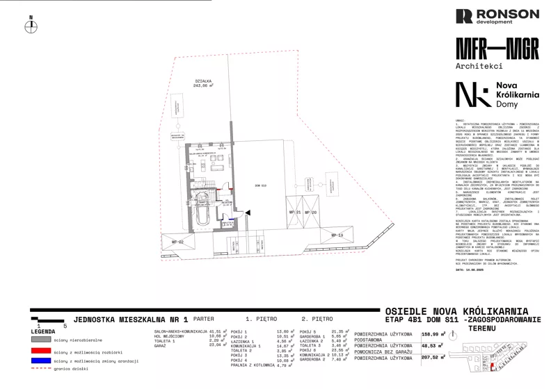 Dom 207,52 m², oferta nr S11, Nova Królikarnia, Warszawa, Mokotów, Stegny, ul. Japońskiej Wiśni