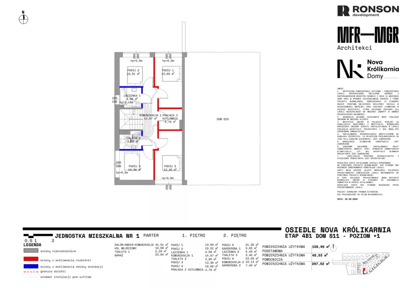 Dom 207,52 m², oferta nr S11, Nova Królikarnia, Warszawa, Mokotów, Stegny, ul. Japońskiej Wiśni